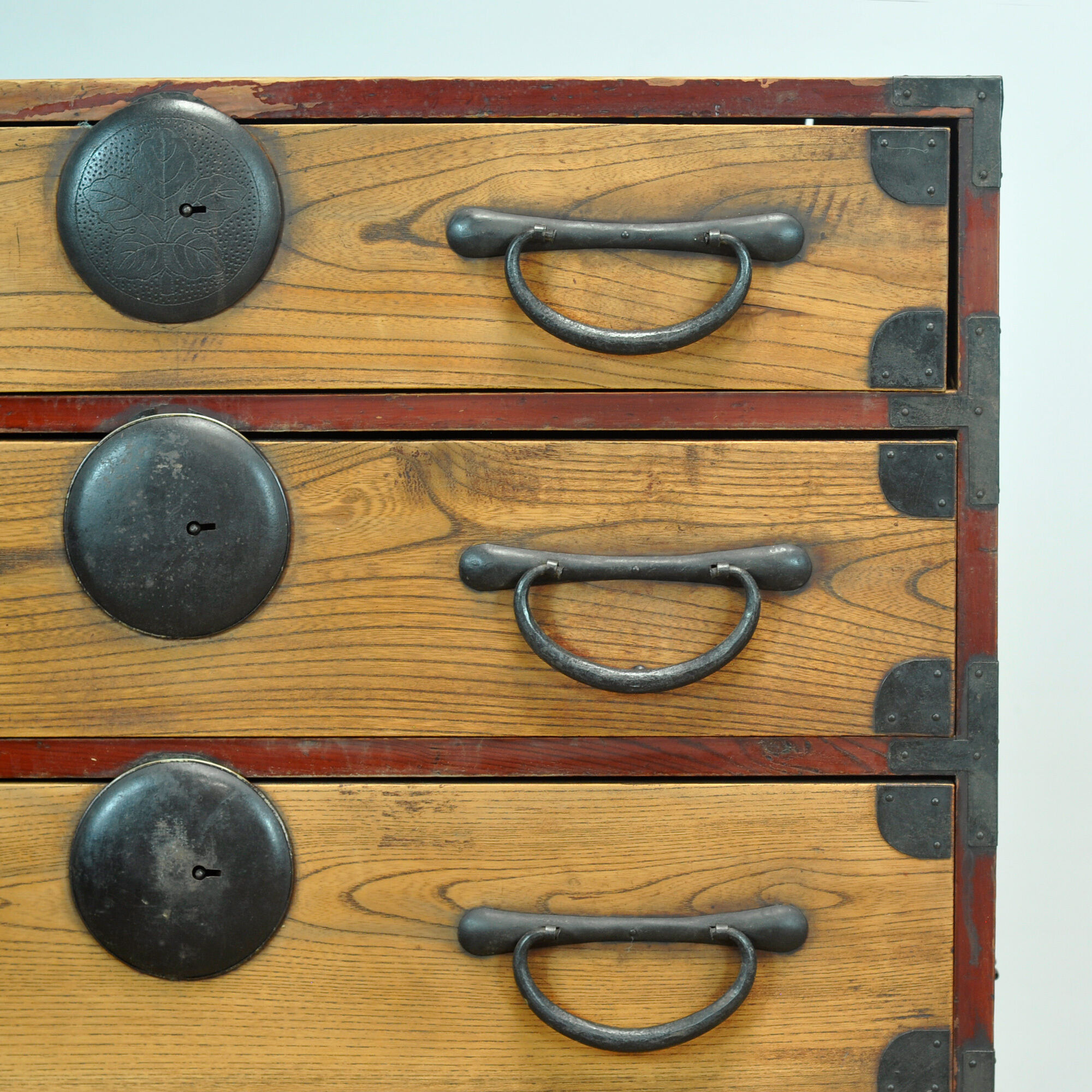 Japanese Tansu chest of drawers, circa 1870