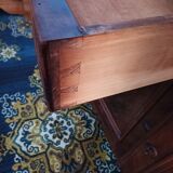 English mahogany shelf sideboard 19th