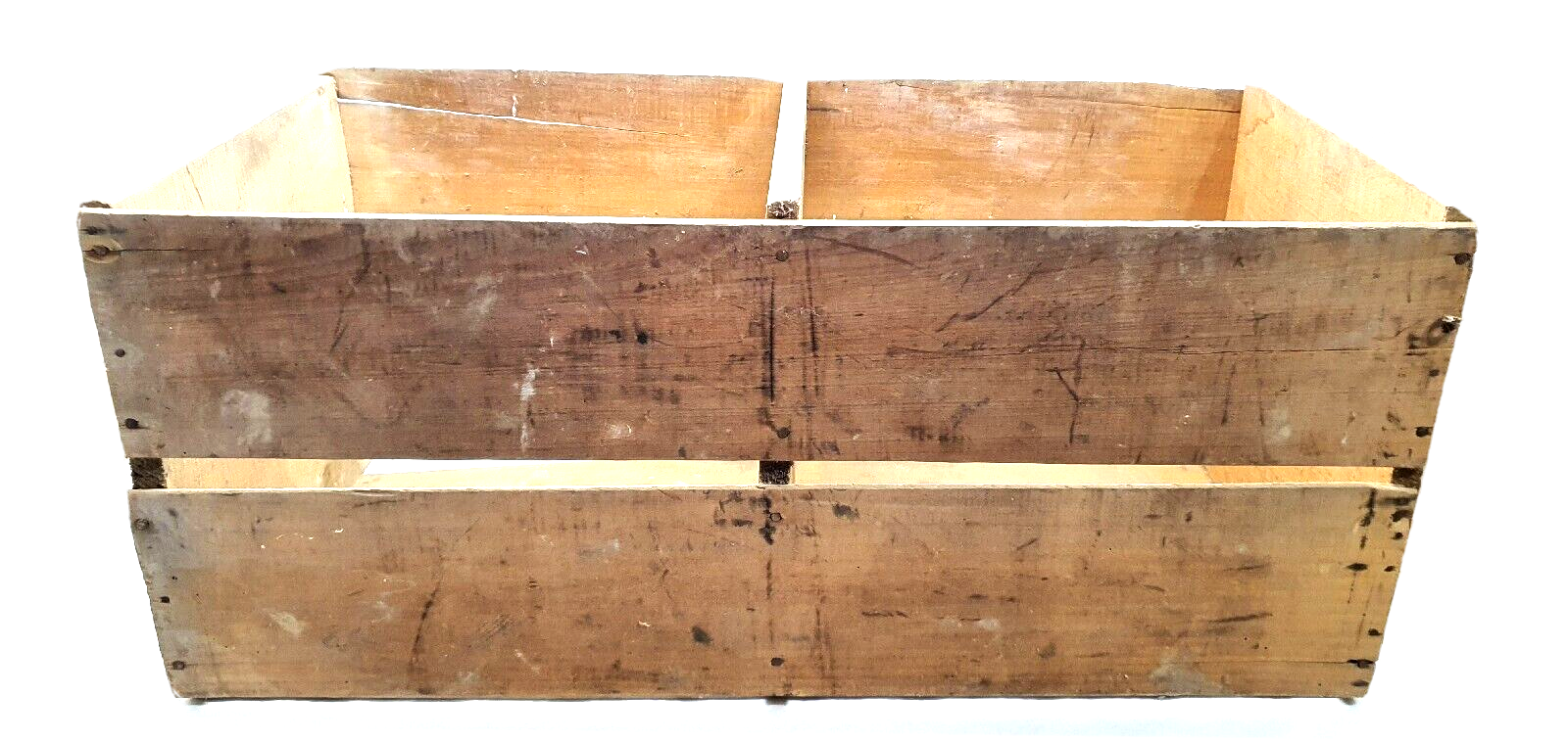 Old wooden advertising box Tropigold oranges Sao Paulo vintage