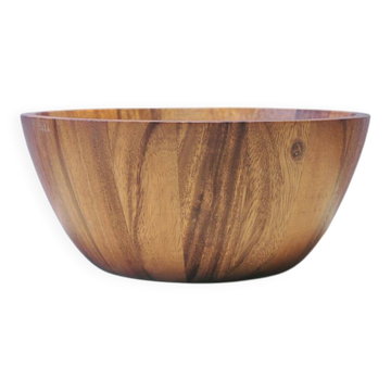 Vintage large wooden bowl