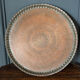 Moroccan tray for copper tea engraved early twentieth century
