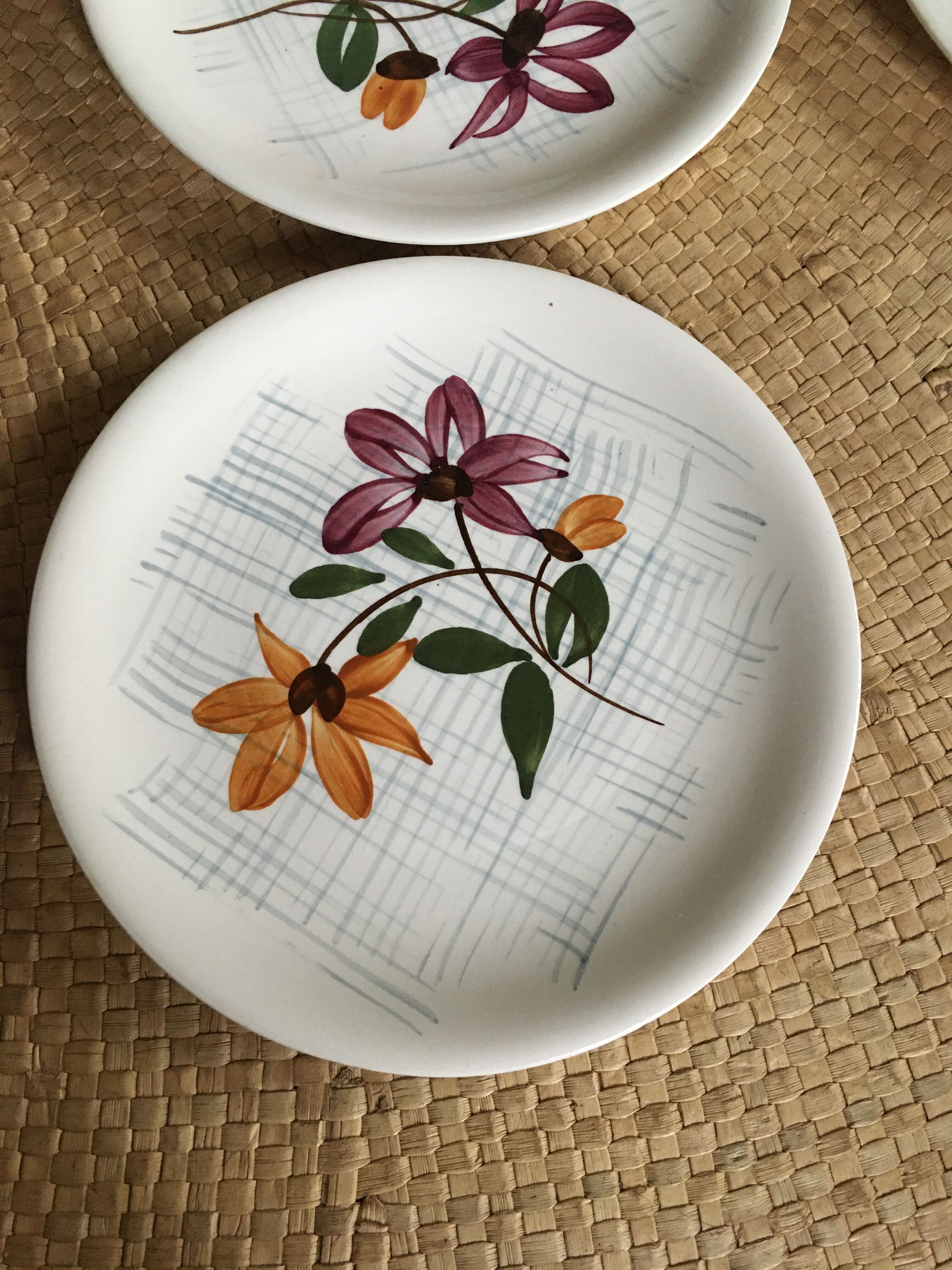 Series of 10 dessert plates