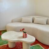 Table basse forme organique en Tadelakt