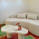 Table basse forme organique en Tadelakt
