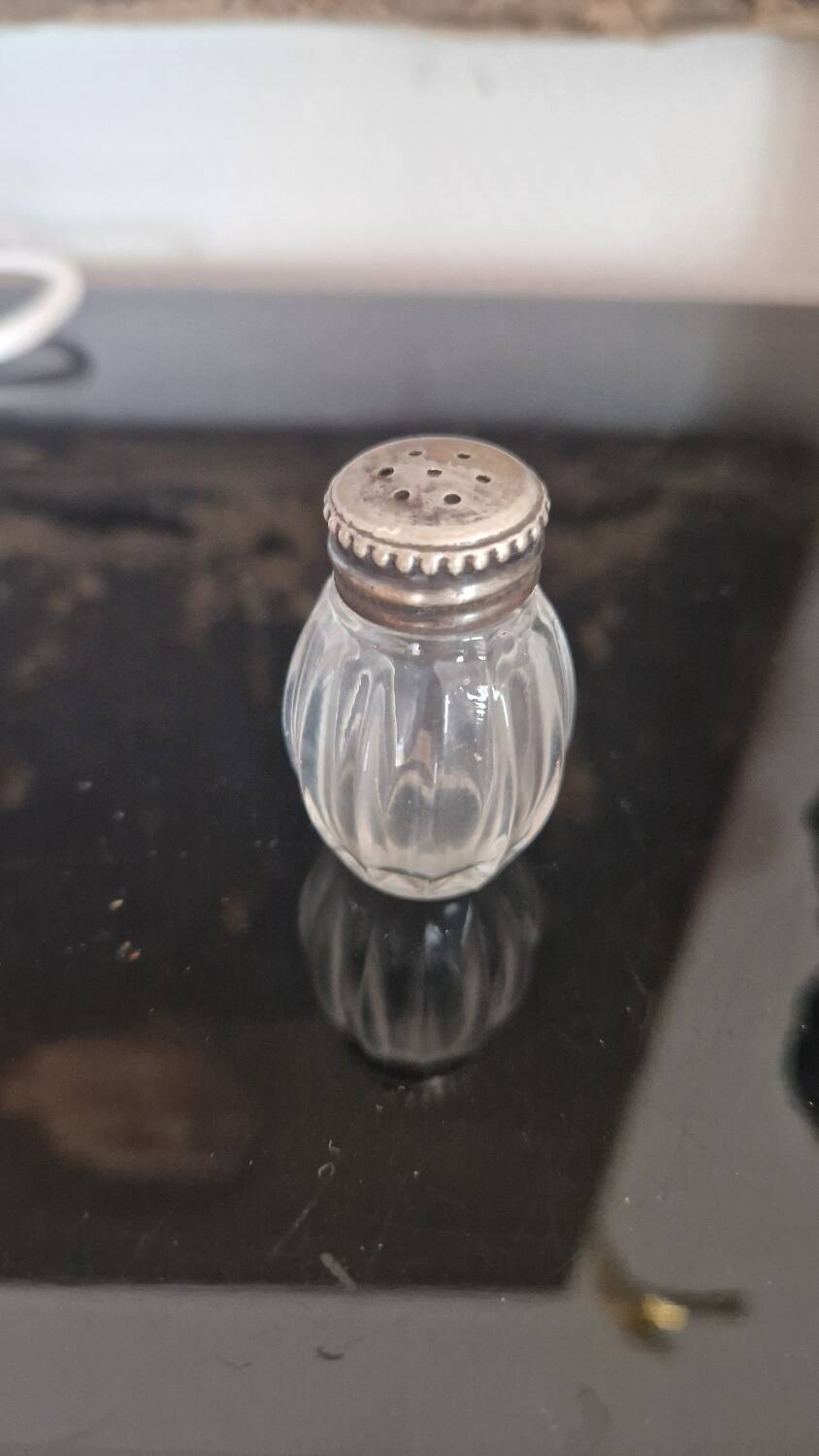 Cristofle old silver salt shaker