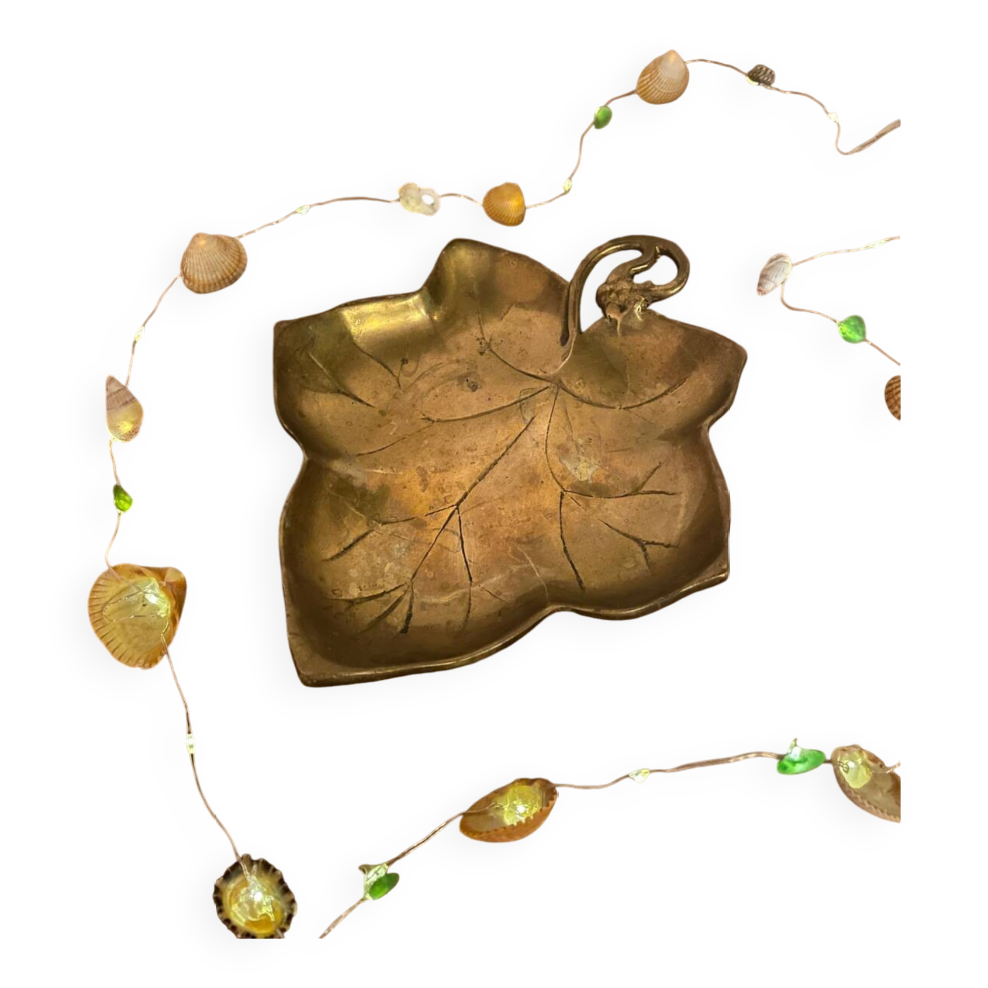 Brass leaf Taiwan pocket tray