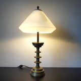 Art Nouveau Brass Empire Table Lamp