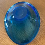 Cobalt blue bowl or catchall in Scandinavian design.