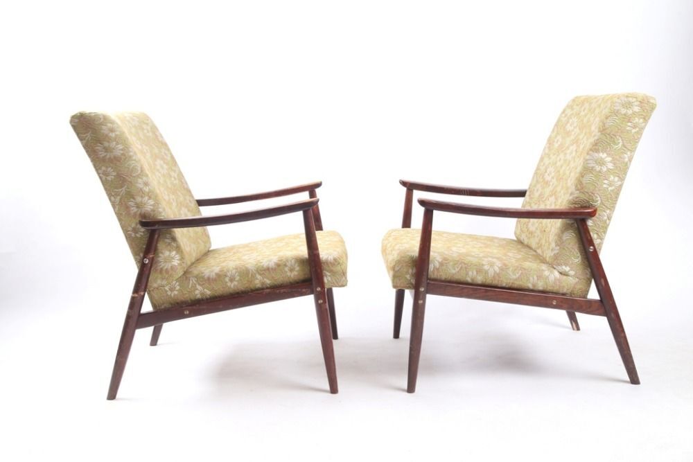 Flowers vintage 1970 Czech Republic s chairs