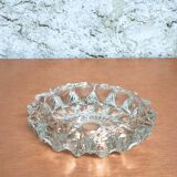Cendrier en verre ciselé