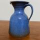 Glazed stoneware pitcher