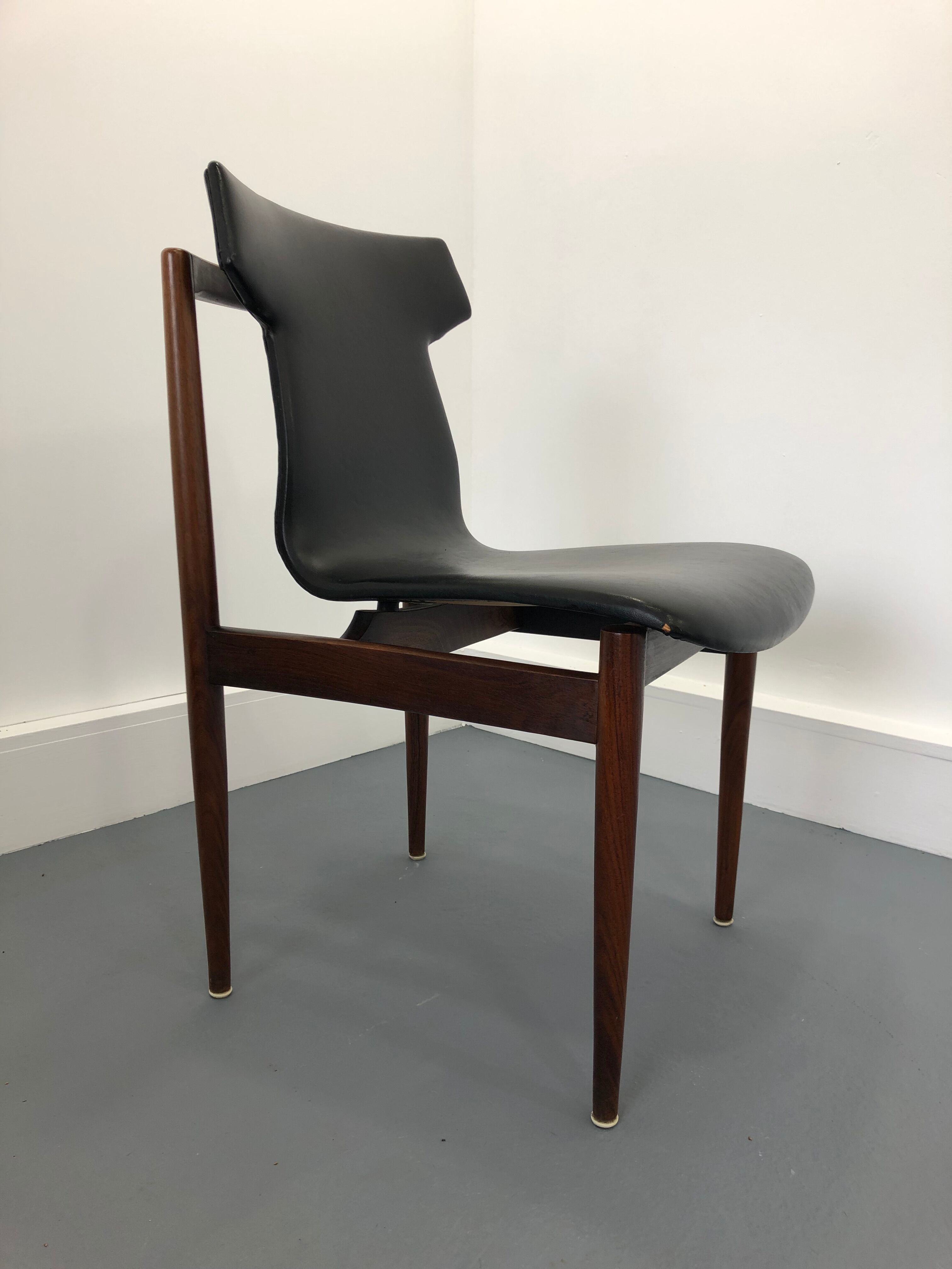 Rosewood Dining Chair by Inger Klingenberg for Fristho,  1960s,