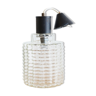Cylindrical suspension in molded glass 1960