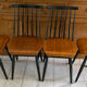 4 chairs Ilmari Tapiovaara model Fanett Vintage