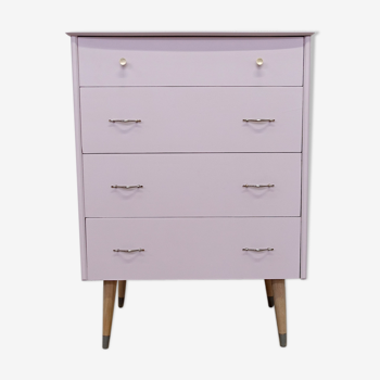 Pink vintage dresser