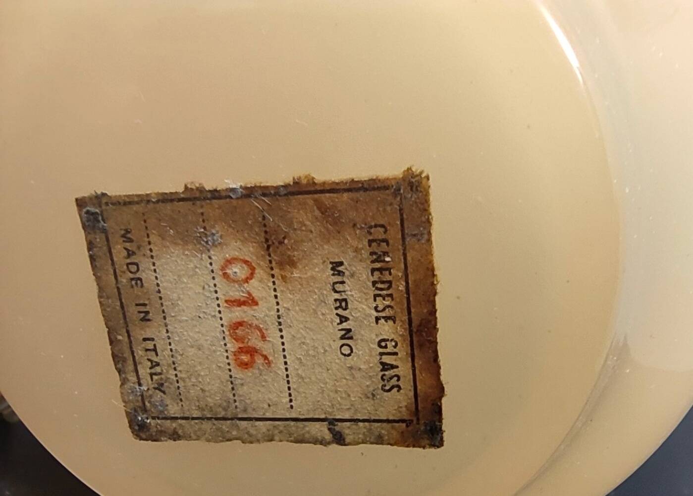 Pair of Murano Glass Table Lamps by Gino Cenedese with Floral Lampshades