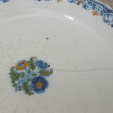 Old faience plate of Moustiers