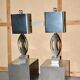 Pair of "almond" lamps by maison charles