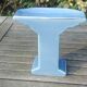 Empty pocket glazed ceramic blue column shape art deco 20s/30s
