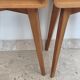 Compass leg bedside tables