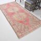 4x8 Red & Yellow Pastel Vintage Rug, 117x254Cm SK 20718