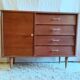 Vintage wooden sideboard / buffet - mid 20th century