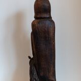 Wooden statuette of Saint Hervé
