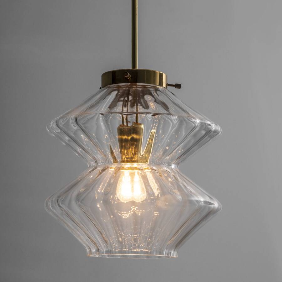 Pendant Lamp, Preciosa, 1970s, Czechoslovakia