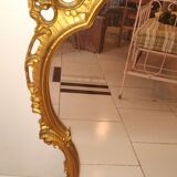Large-format golden baroque mirror 66x97cm