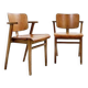 Pair of Mid-century plywood beech chairs - Ilmari Tapiovaara style plywood Chairs