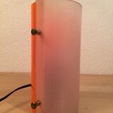 Orange lamp space age 70s cylindrical