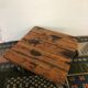 Table basse industrielle sur roues