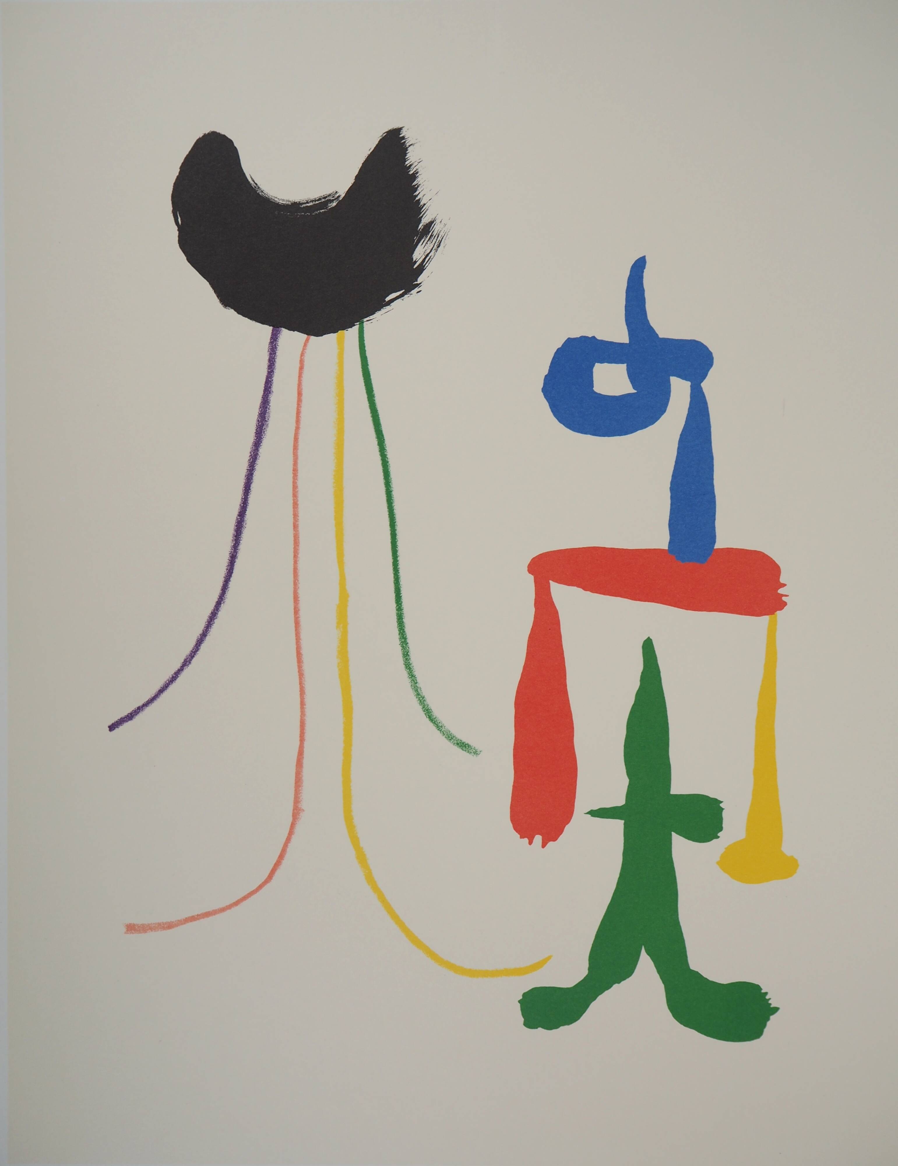 Joan MIRO: Surrealist couple, signed lithograph