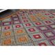 Vintage Turkish Oushak Handmade Wool Cotton Purple Area Rug 165x244