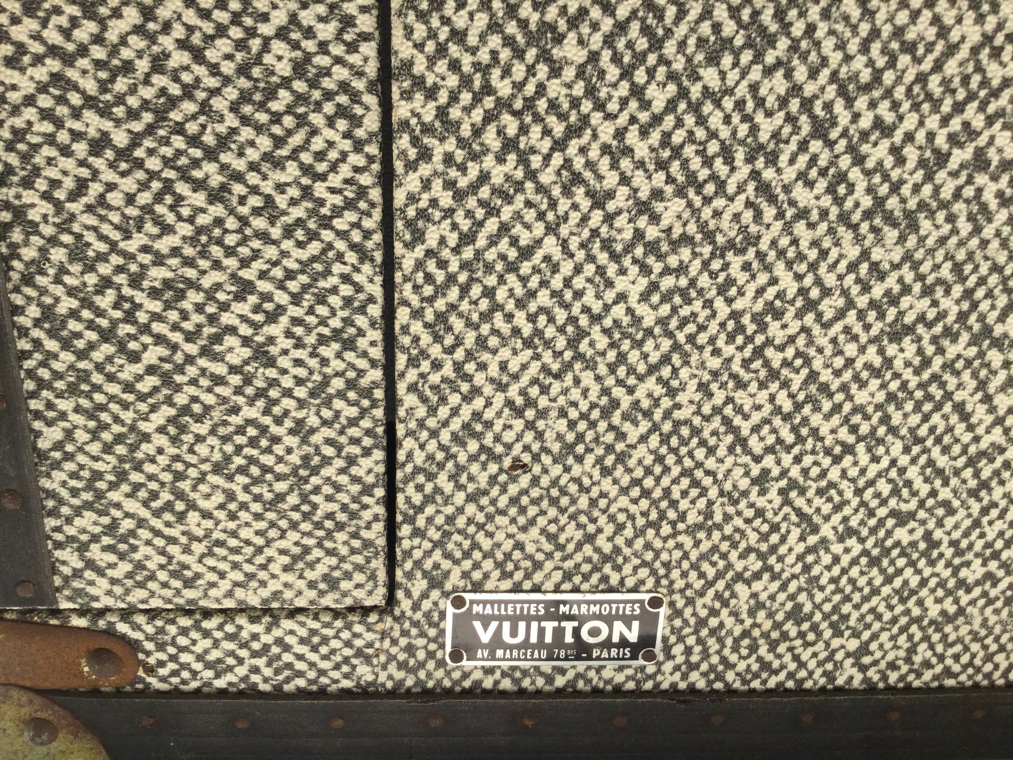 Malle Louis VUITTON Tweed Canvas 1950