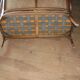 Rattan cane sofa and armchair circa 1970