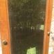 Bevelled mirror oak frame