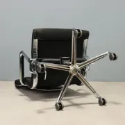 Vintage office chair ICF design Eames aluminium Italy 1970s