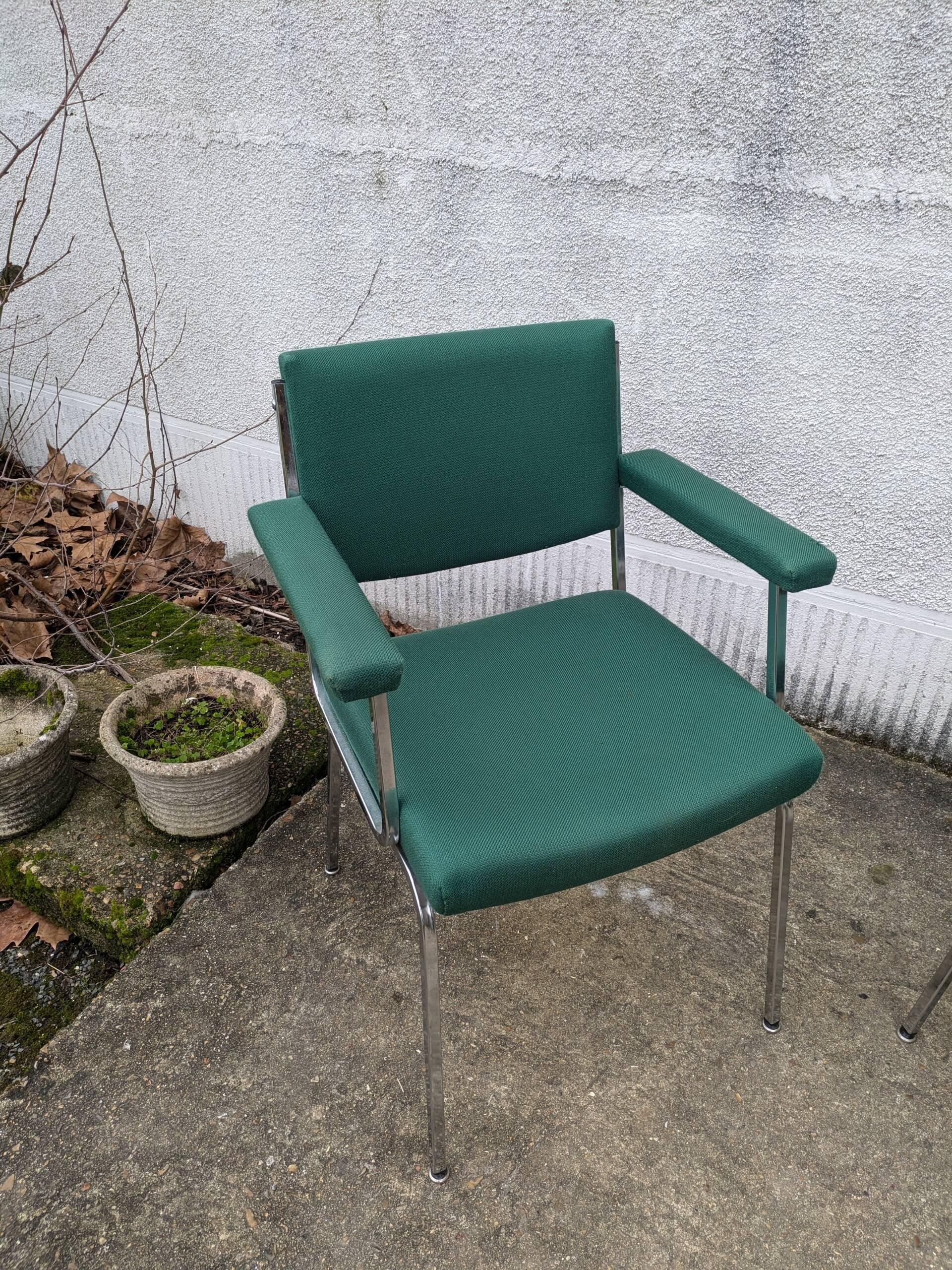 Pair of designer armchairs