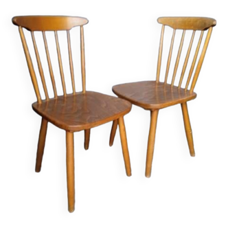 Paire de chaises scandinave époque 1960