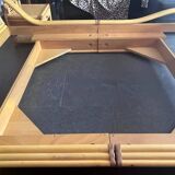 Macrion bed in very good condition and its two bedside tables