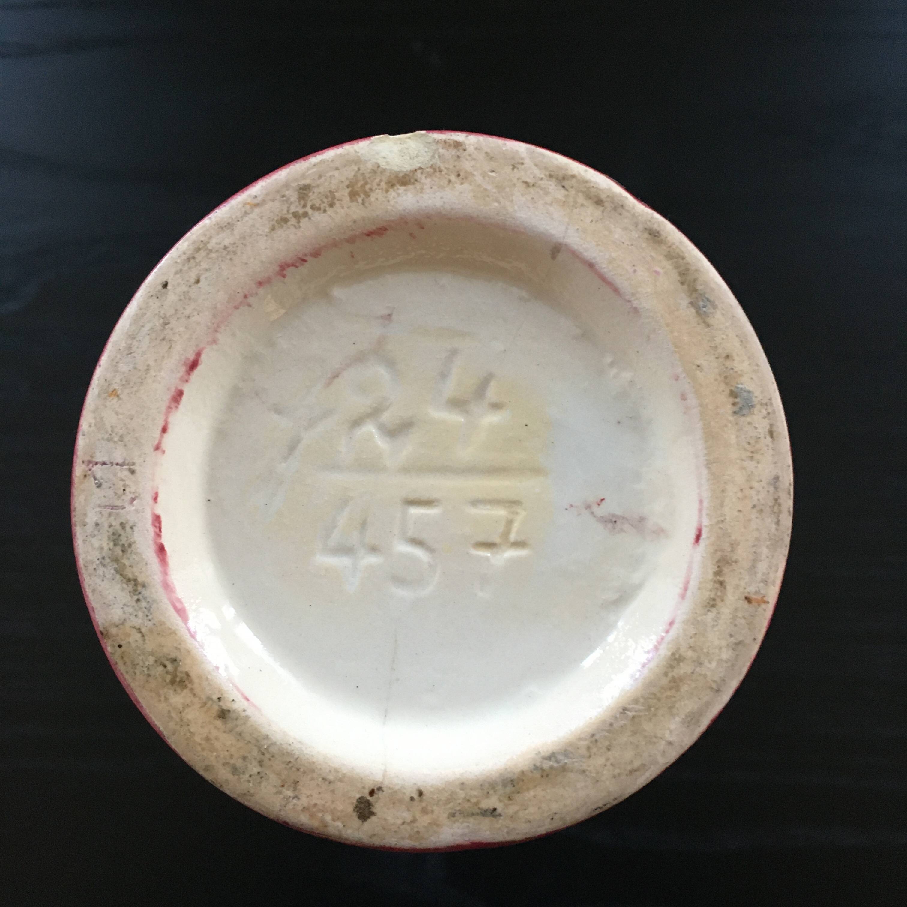 Monaco style floral decoration vase