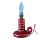 Burgundy ceramic lamp base