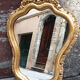 Classic mirror Louis XV gilded wood 80 cm
