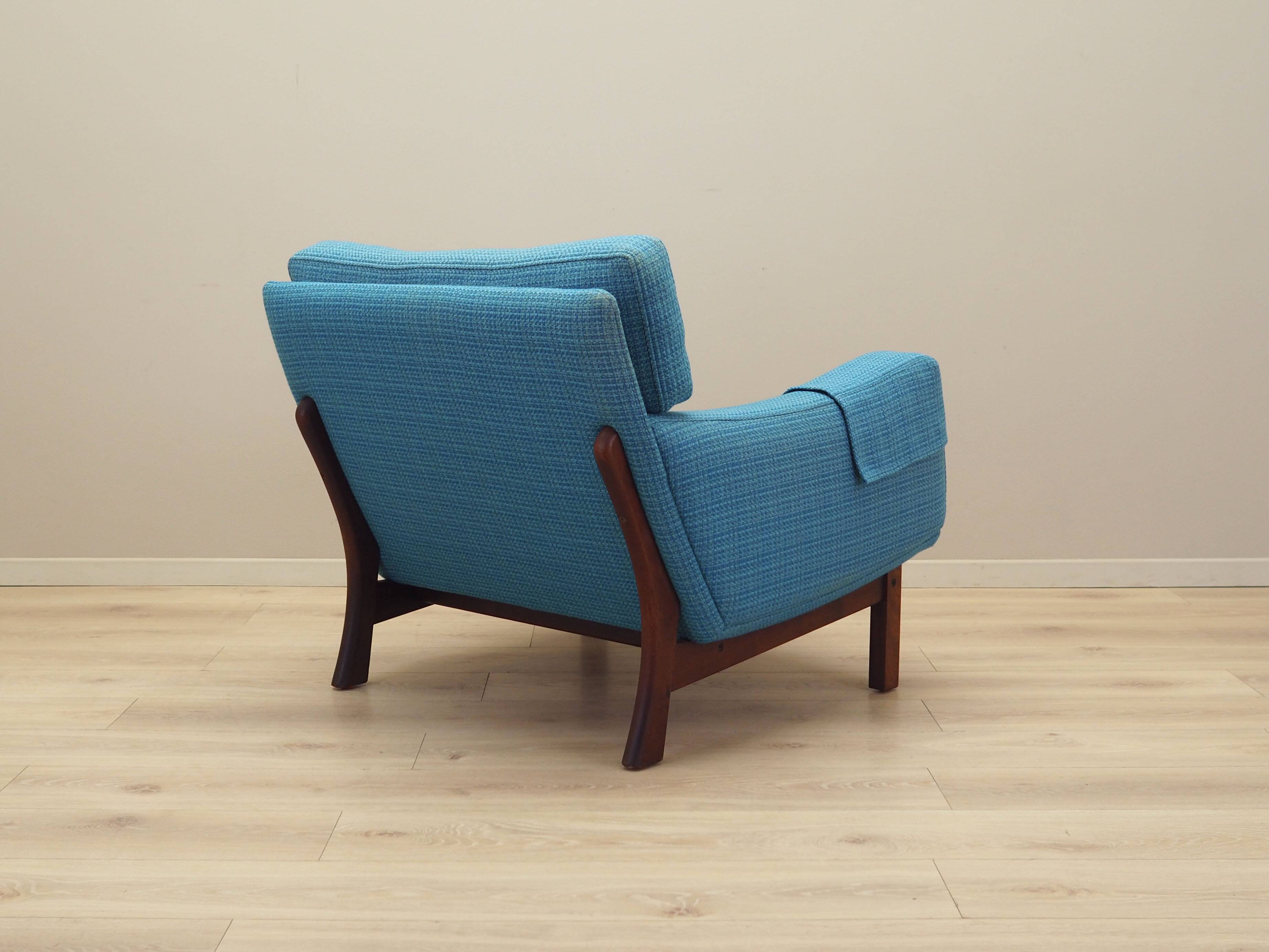 Blue armchair, Danish design, 1960s, production: Denmark