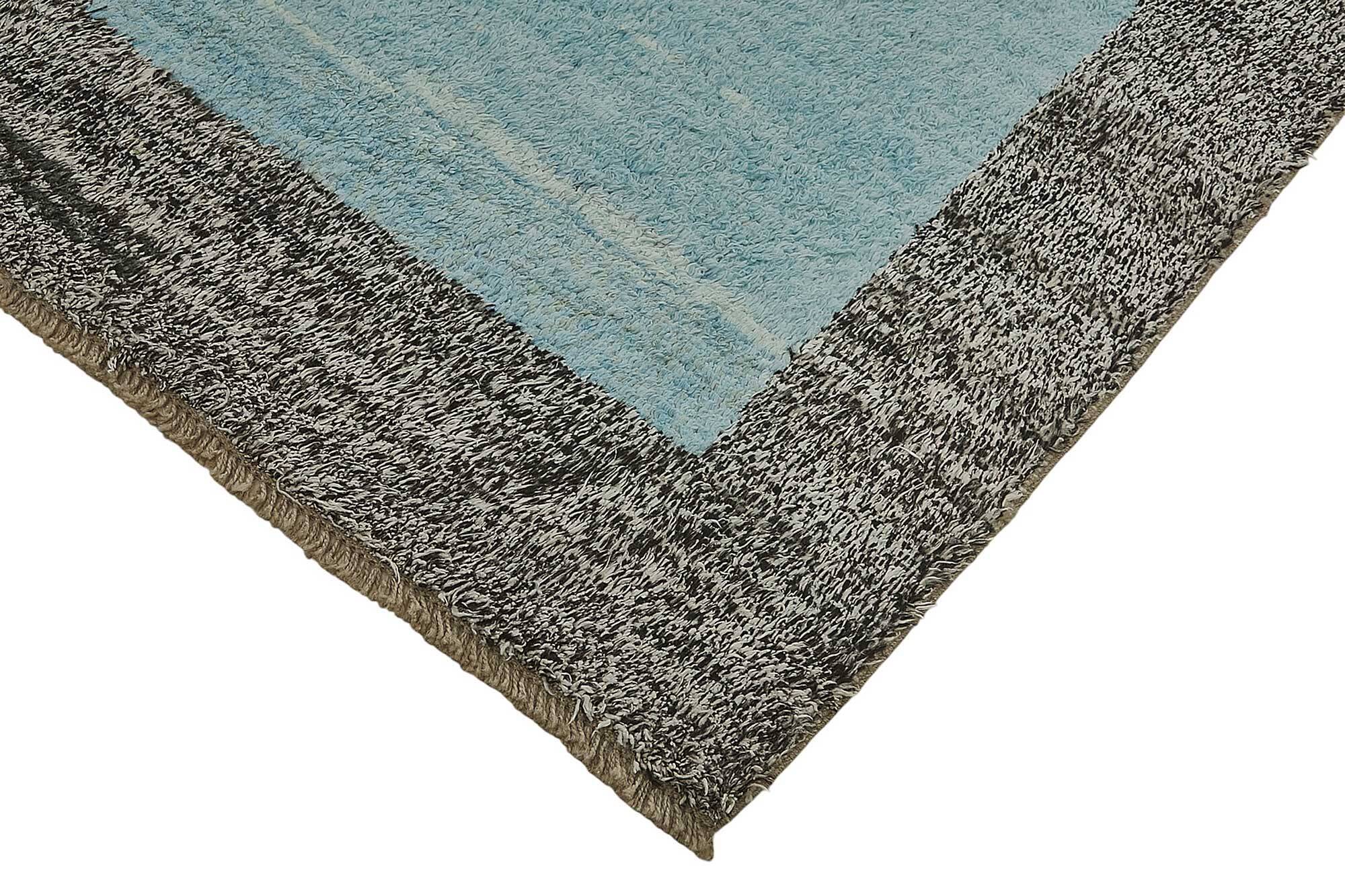 Handwoven Turkish Recycled Boho Rug 253 cm x 373 cm