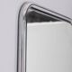 Vintage 1970s wall mirror in chrome-plated metal, italian design