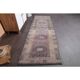 Vintage Turkish Oushak Handmade Wool Cotton Purple Runner Rug 80x260