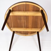 Table à manger en palissandre conçue par Arne Vodder datant des années 1960.