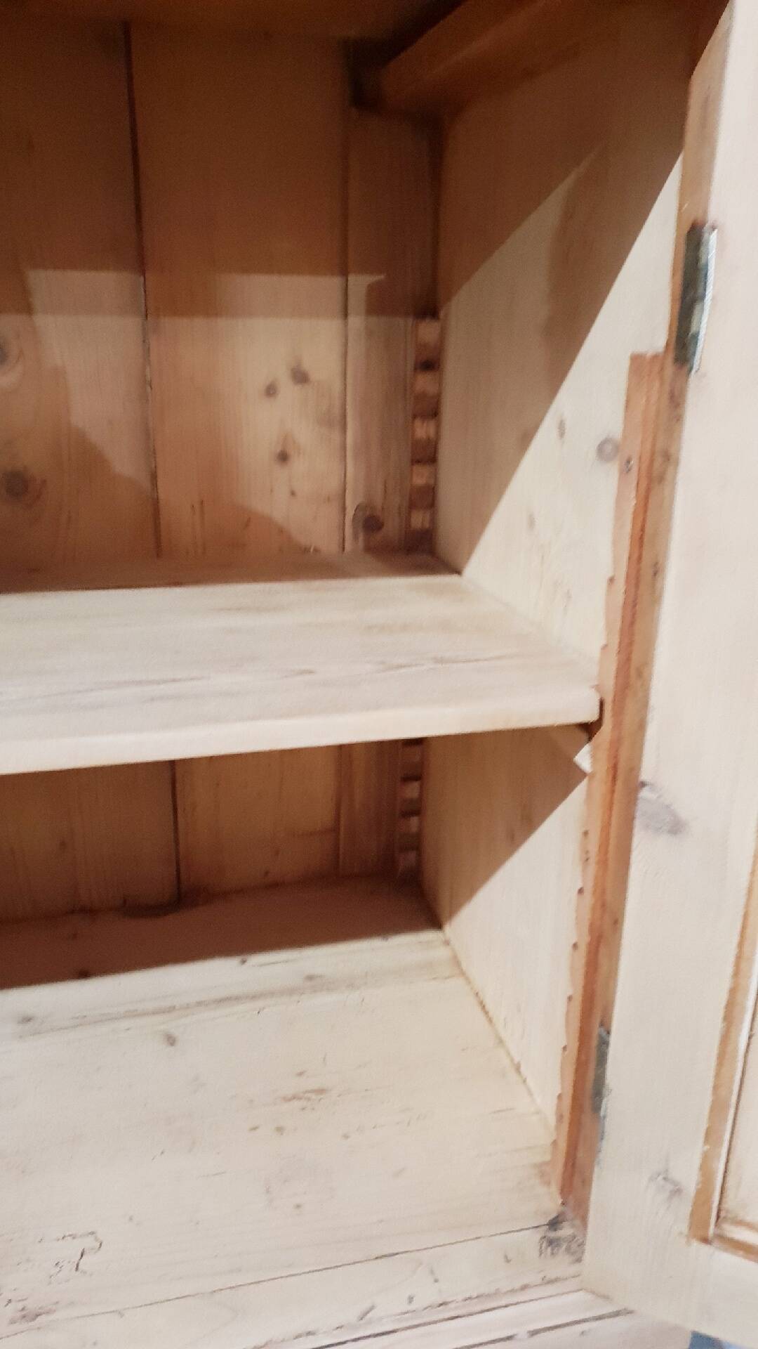 Old sideboard in two parts